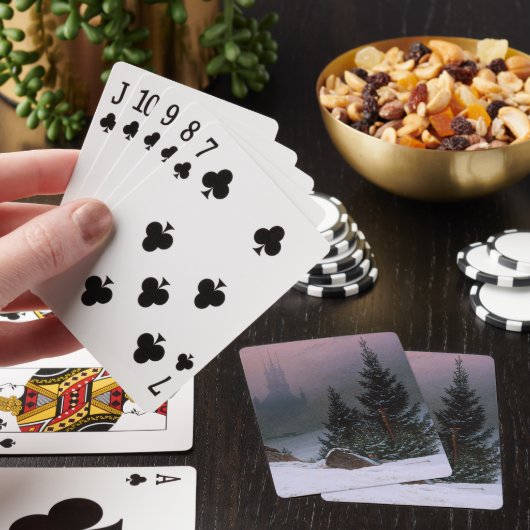 冬の風景（Caspar David Friedrich著） トランプ (インサイチュ)