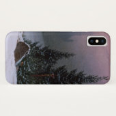 冬の風景（Caspar David Friedrich著） Case-Mate iPhoneケース (裏面(横))