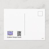 冬の風景DIYポストカード シーズンポストカード (裏面)