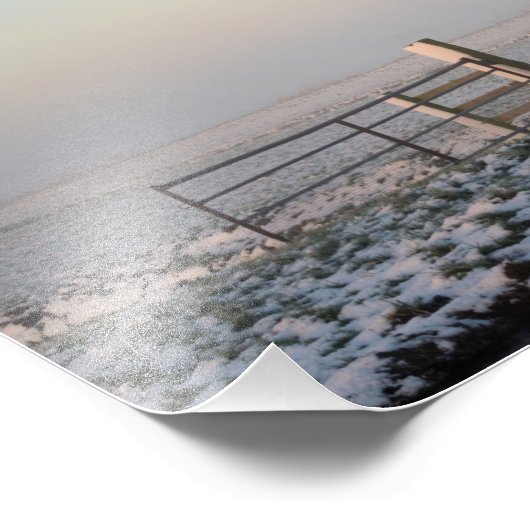 冬の風車 フォトプリント            (角)