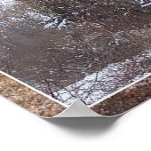 冬の風車 – マット ポスター (角)