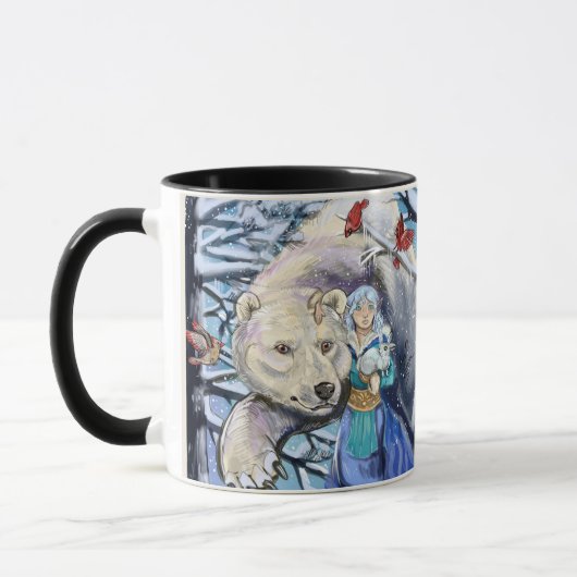 冬の風PolarBear～mag マグカップ (左)