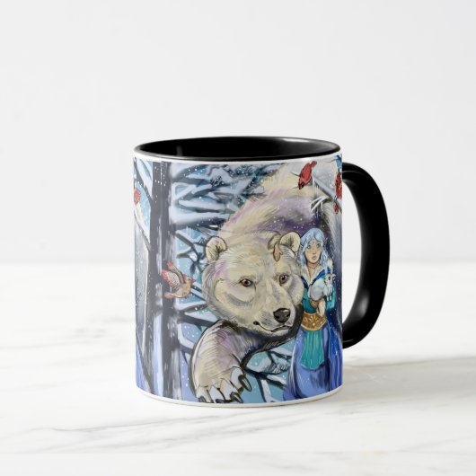 冬の風PolarBear~mag マグカップ (正面右)