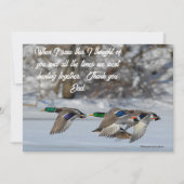 冬の飛翔 シーズンカード (正面)