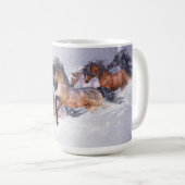 冬の飛行マグ コーヒーマグカップ (正面右)