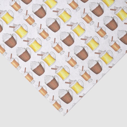 冬の飲み物エグノホットココアラムクリスマス 薄葉紙 (詳細)