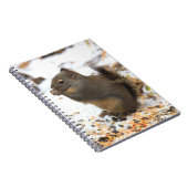 冬の饗宴を楽しむ可愛いダグラリス ノートブック (右側)