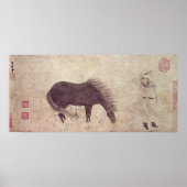 冬の馬と新郎 ポスター (正面)