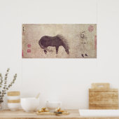 冬の馬と新郎 ポスター (キッチン)