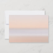 冬の馬の結婚式出欠カード 招待状 (裏面)