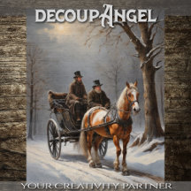 冬の馬車による描旅 – デコページ