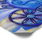 冬の馬車 ポスター (角)