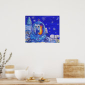 冬の馬車 ポスター (キッチン)