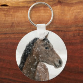 冬の馬 キーホルダー (裏面)