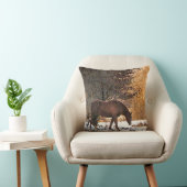 冬の馬 クッション (椅子)