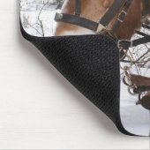 冬の馬 マウスパッド (コーナー)