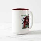 冬の騒音機械マグ ツートーンマグカップ (正面右)