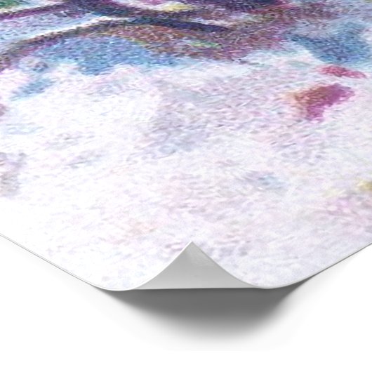 冬の魅力的景色 ポスター (角)