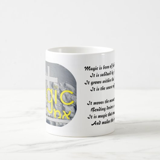 冬の魔法の詩のマグ モーフィングマグカップ (中央)