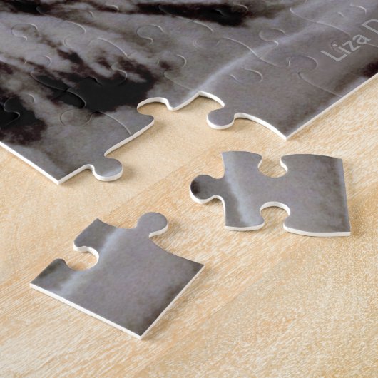 '冬の魔法'ジグソーパズル ジグソーパズル (側面)