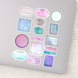 冬の魔法スクラップブックシール | フェスティバルデザイン シール