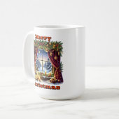 冬の魔法スルー・ガラス コーヒーマグカップ (正面左)