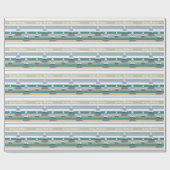 冬の魔法セーターツリーイラストレーション ラッピングペーパー (フラット)