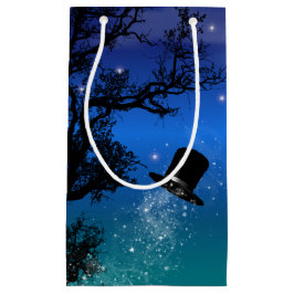 冬の魔法トップハット&ツリー スモールペーパーバッグ