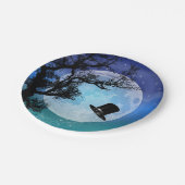 冬の魔法トップハット ペーパープレート (アングル)