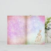 冬の魔法バニースクラップブックページ紙お洒落、 (スタンド正面)