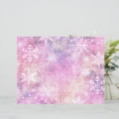 冬の魔法ピンクスノースクラップブックページ紙 | フェスト (スタンド正面)