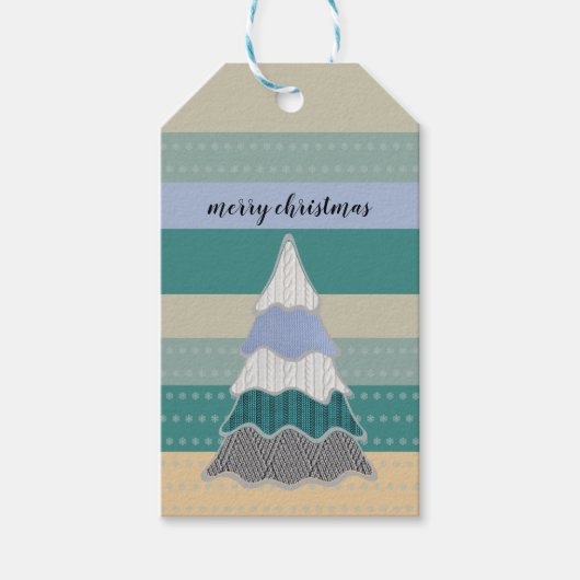 冬の魔法メリークリスマス ギフトタグ (正面)