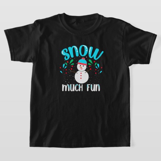 冬の魔法レトロクリスマスデザイン Tシャツ (レイダウン)