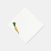 冬の魔法雪だるまのニンジン鼻 スタンダードカクテルナプキン (角)