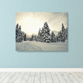 冬の魔法 キャンバスプリント (インサイチュ (ウッドフロア))