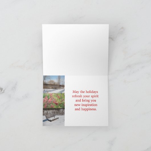 冬の魔法 シーズンカード (内部)