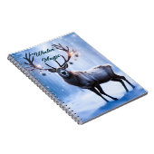 冬の魔法 – トナカイの森 ノートブック (右側)