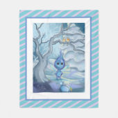 冬の魔法 フリースブランケット (正面)