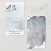 冬の魔法 |ベビーシャワーアドバイスカード エンクロージャーカード (正面/裏面)