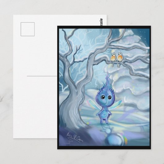 冬の魔法 ポストカード (正面/裏面)