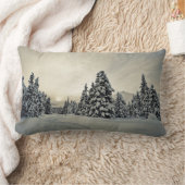 冬の魔法 ランバークッション (ブランケット)