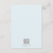 冬の鮮度結婚の詳細 エンクロージャーカード (裏面)