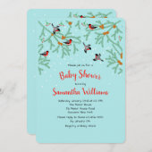 冬の鳥たちへの招待 招待状 (正面/裏面)