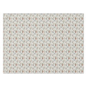 冬の鳥と松の枝模様 テーブルクロス (正面(横))