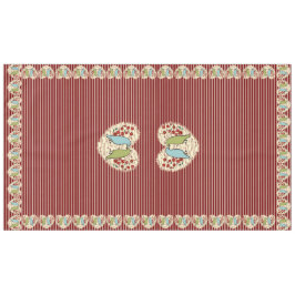 冬の鳥と果実が大好き60インチx 104インチ テーブルクロス