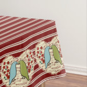 冬の鳥と果実が大好き60インチx 104インチ テーブルクロス (インサイチュ)