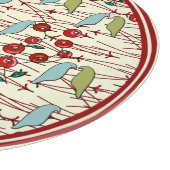 冬の鳥と果実のチャキュテリーボード カッティングボード (角)