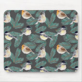 冬の鳥の枝 マウスパッド (正面)