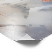 冬の鳥の花 フォトプリント            (角)