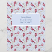 冬の鳥の赤ちゃんシャワー予測とアドバイス (裏面)